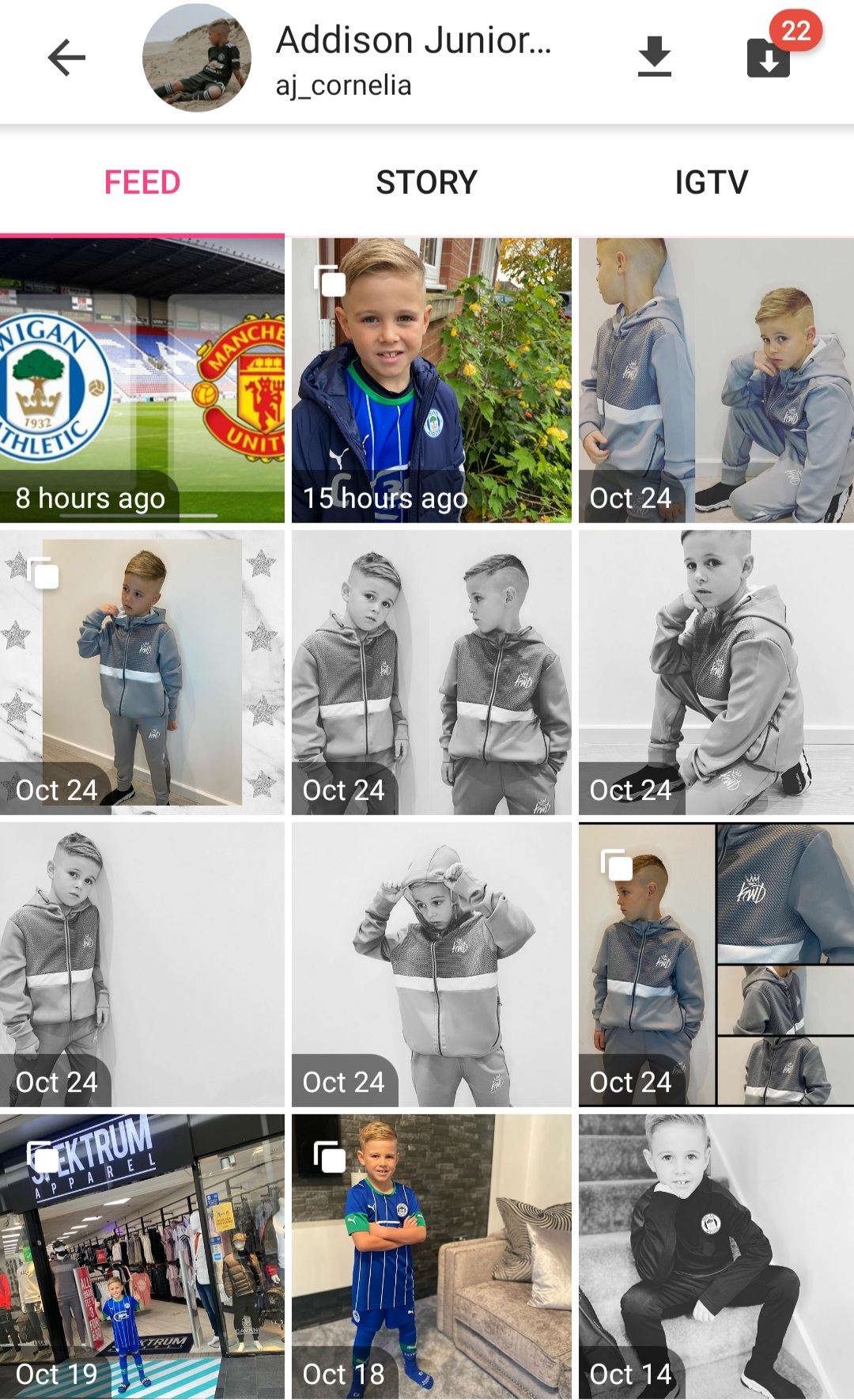 Boys fashion models