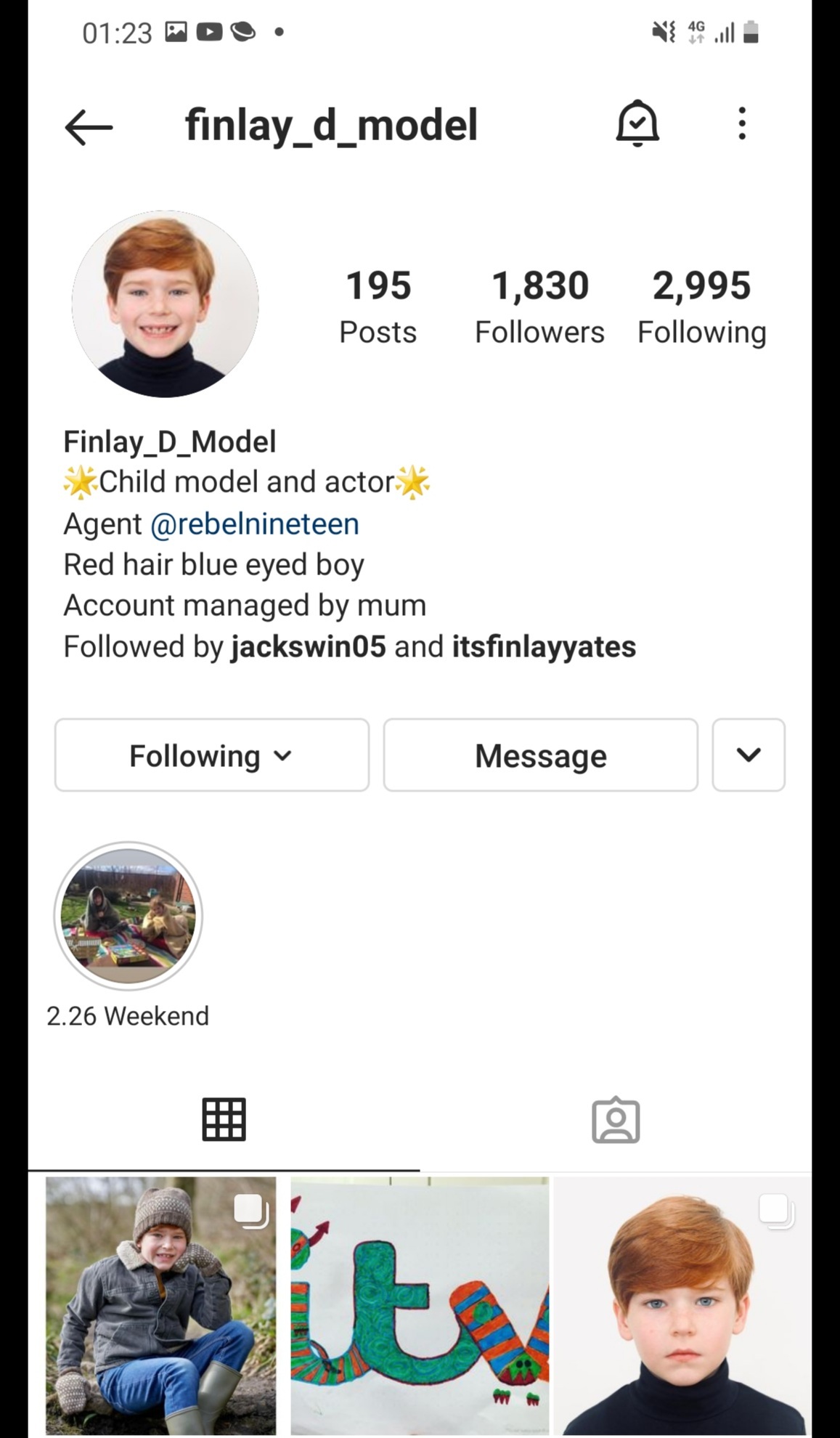 Boys fashion models