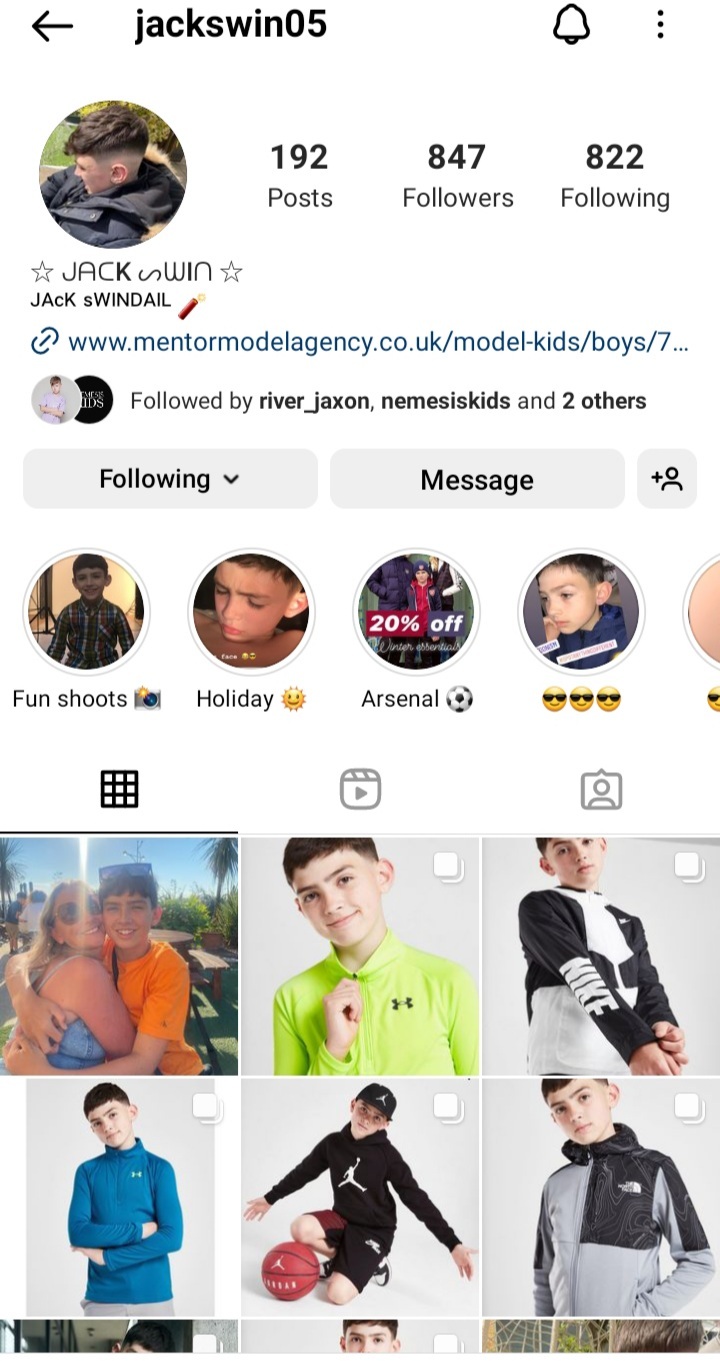 Boys fashion models