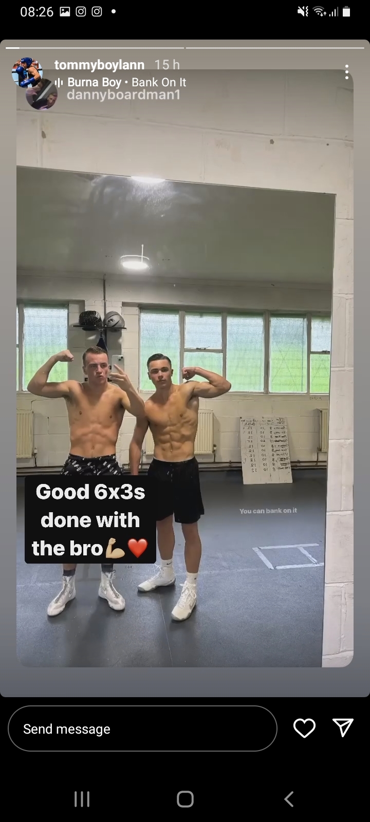 Sports lads topless