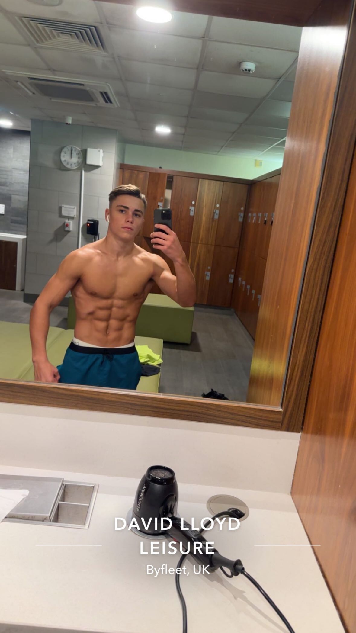 Sports lads topless