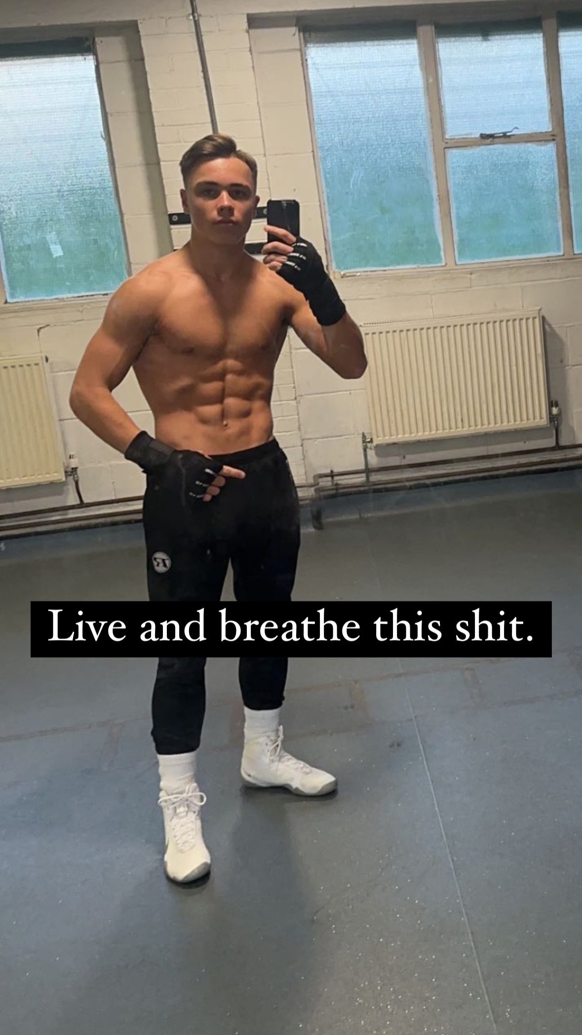 Sports lads topless