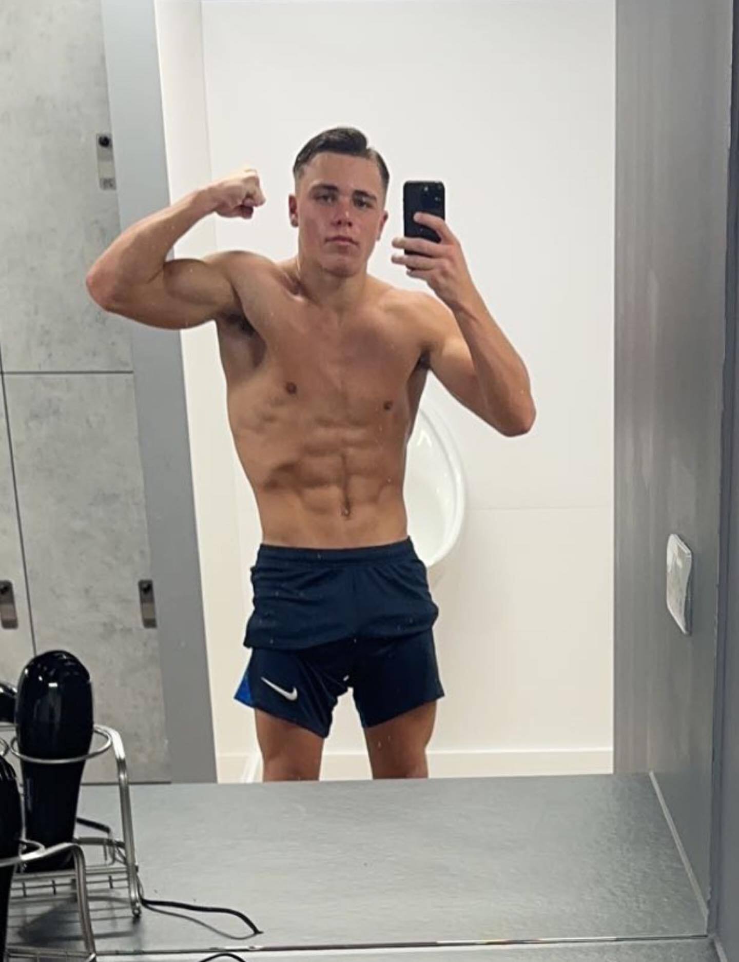Sports lads topless