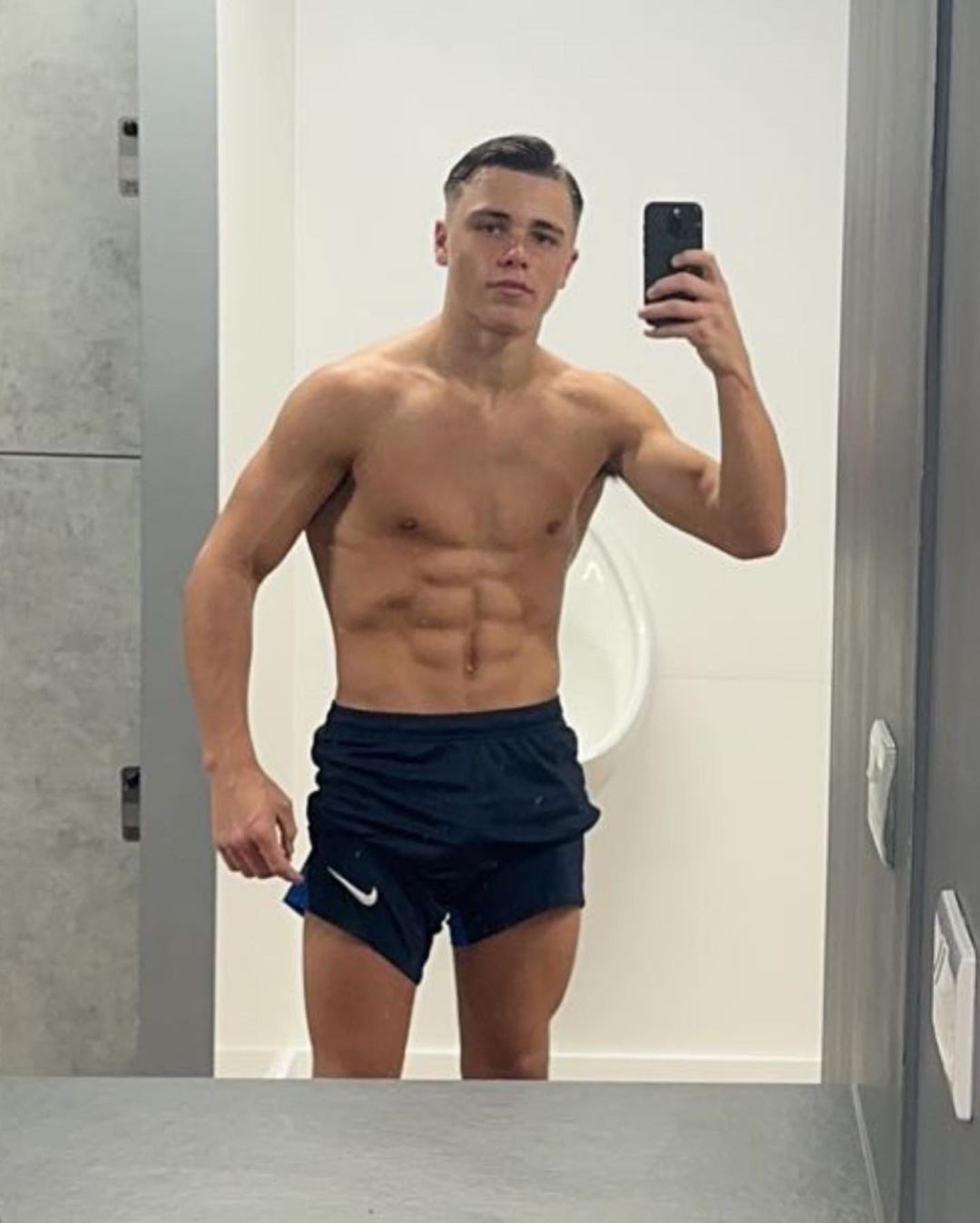 Sports lads topless