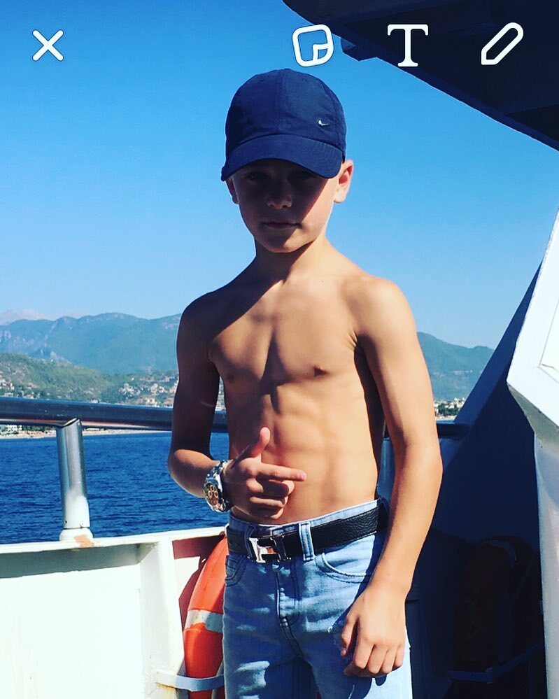 Sports lads topless