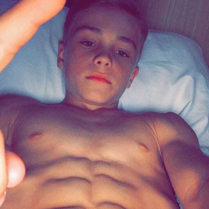 Sports lads topless