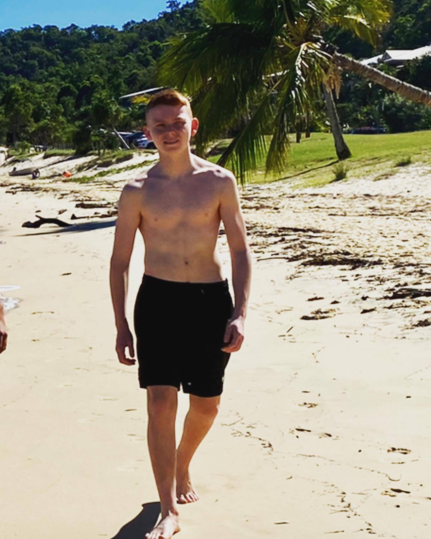Sports lads topless