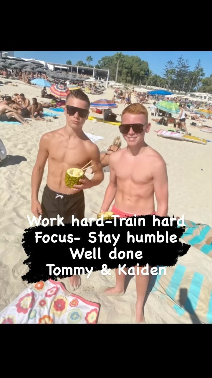 Sports lads topless