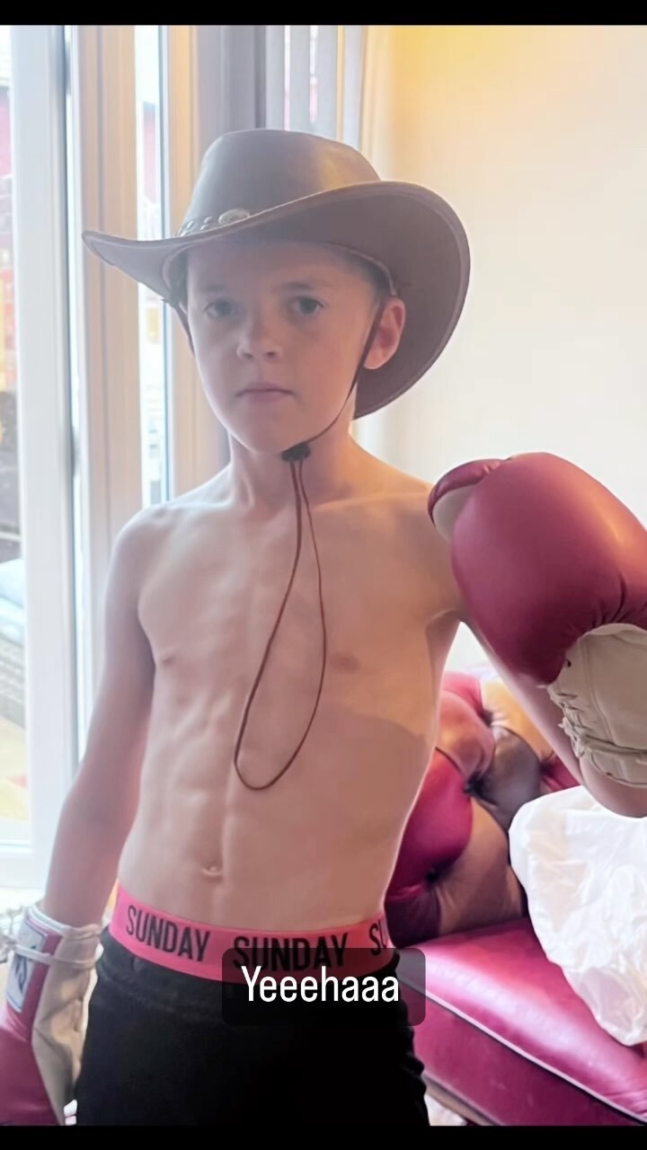 Sports lads topless