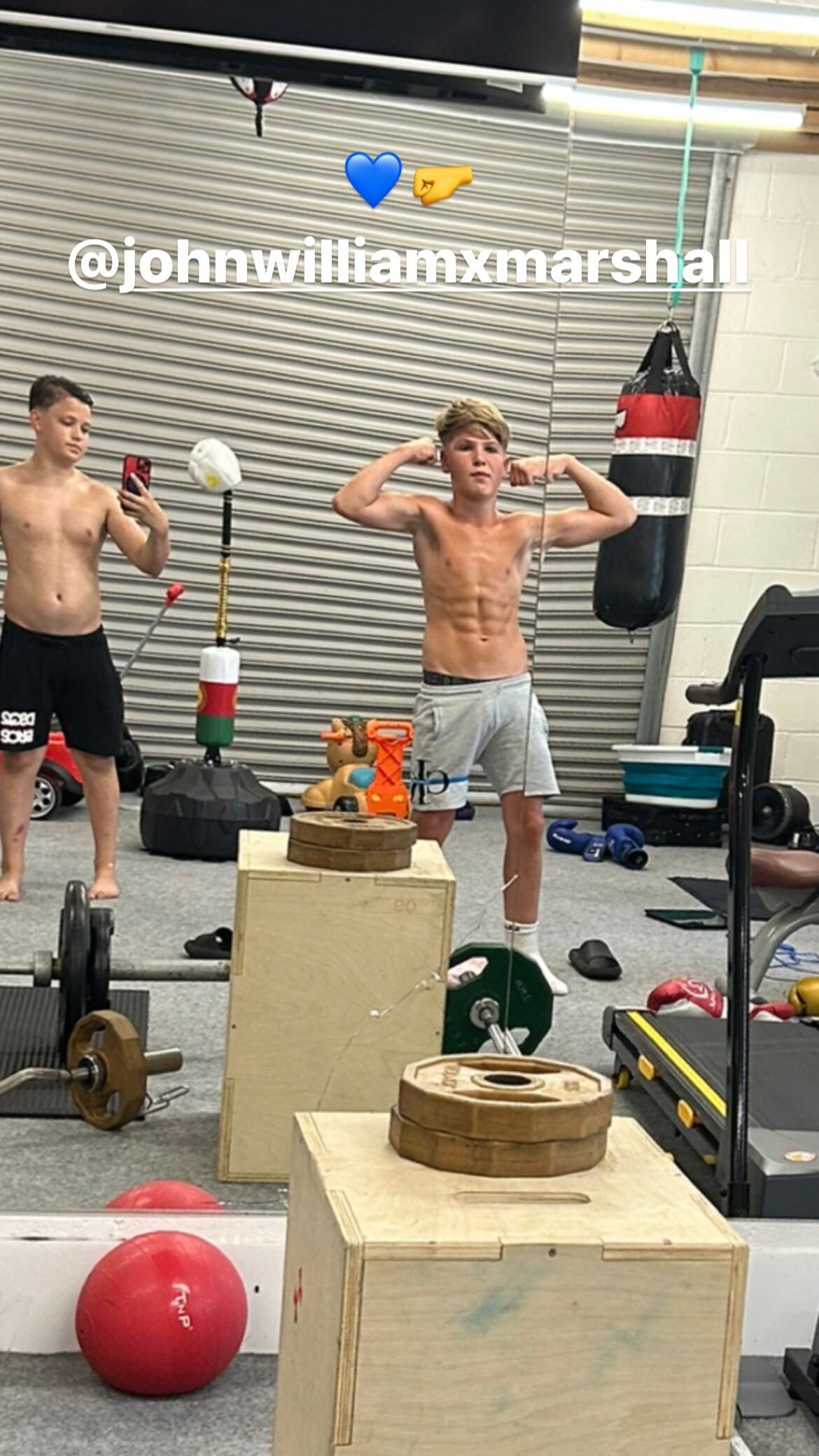 Insta Johnny Gaskin topless