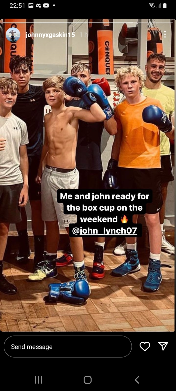 Insta Johnny Gaskin topless