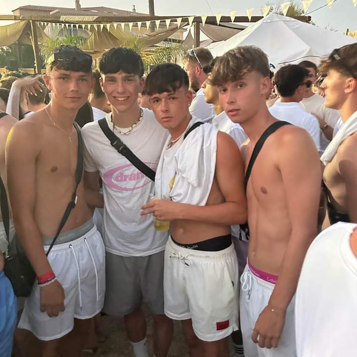 Shirtless guys
