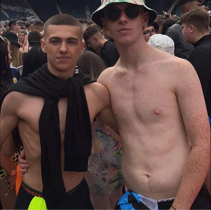 Shirtless guys