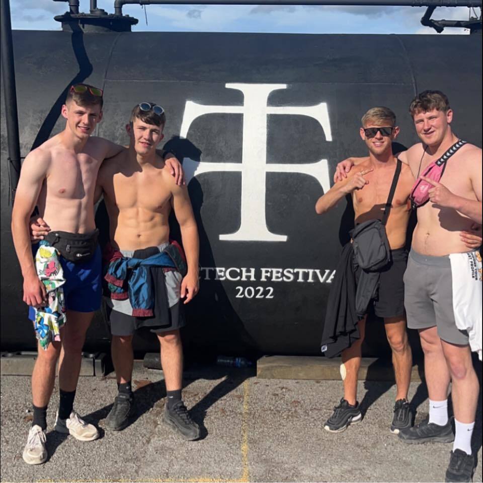 Shirtless guys