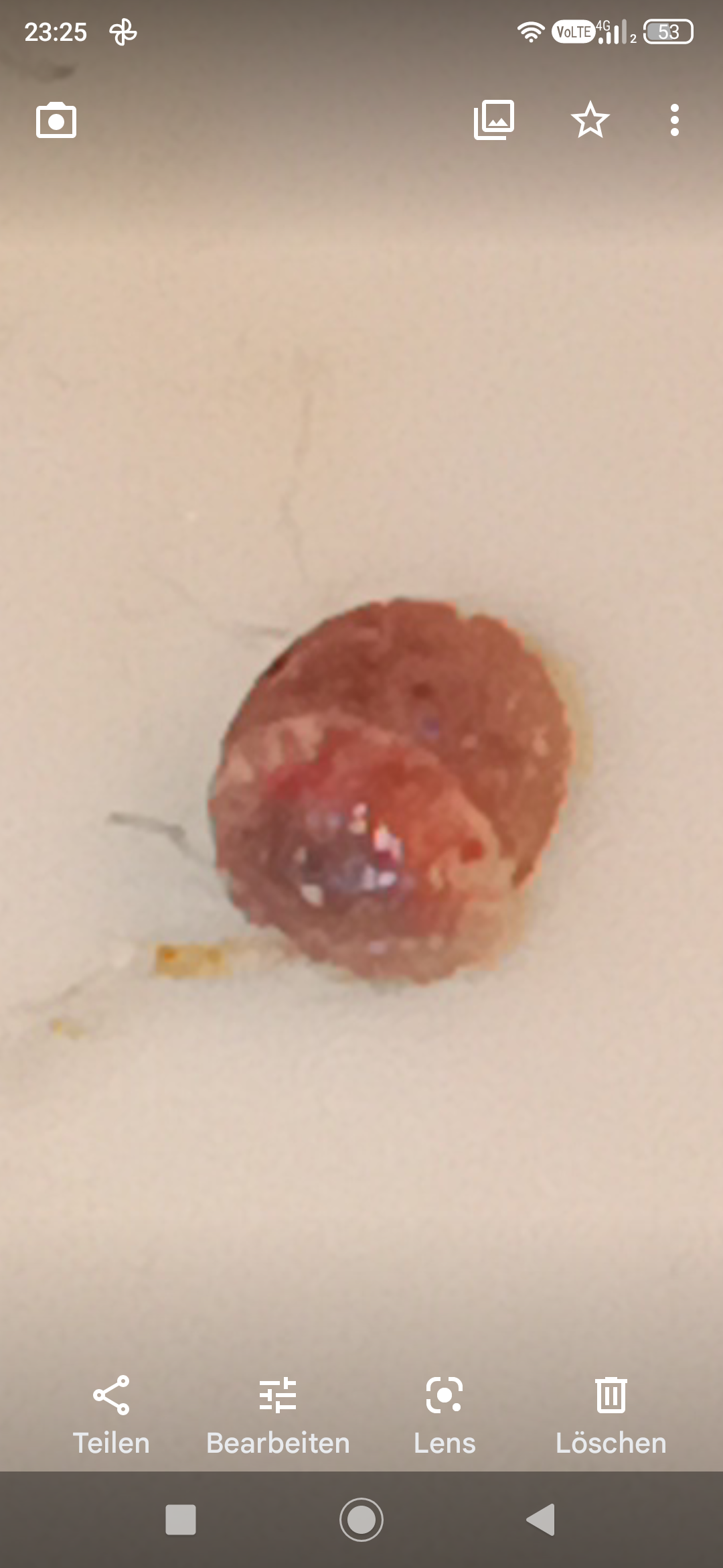 Fibrom abgefallen