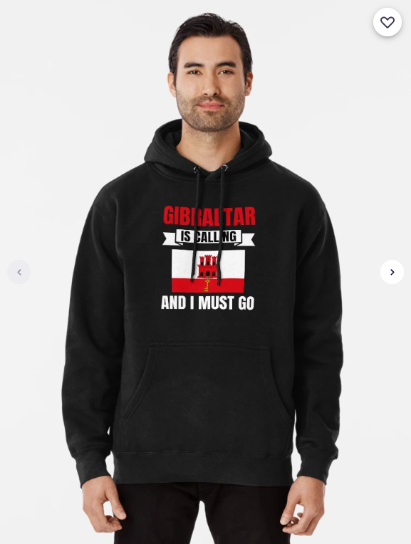 Gibraltar is calling and I must go hoodie