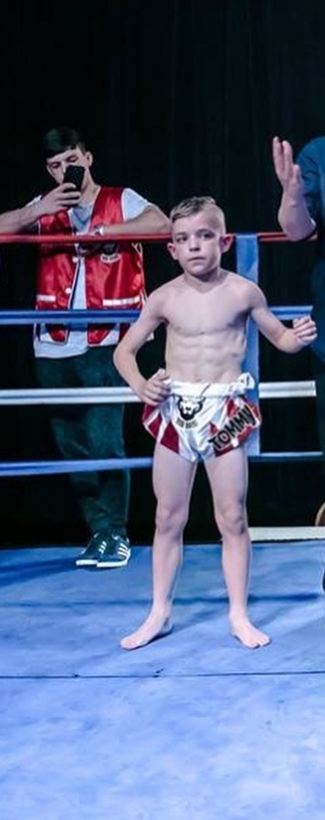 Shirtless sports lads
