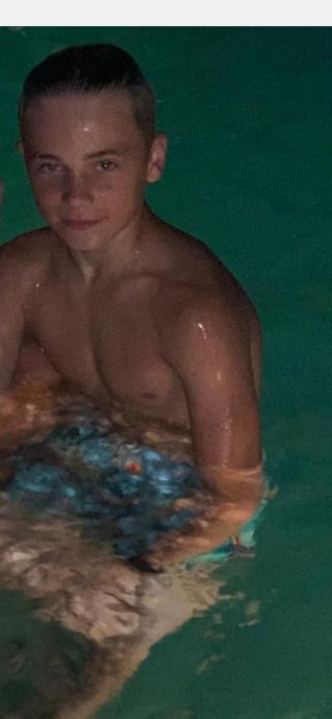 Shirtless sports lads