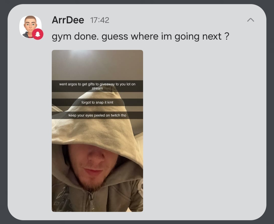 Snapchat notifications