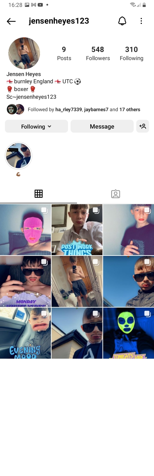 Instagram lads