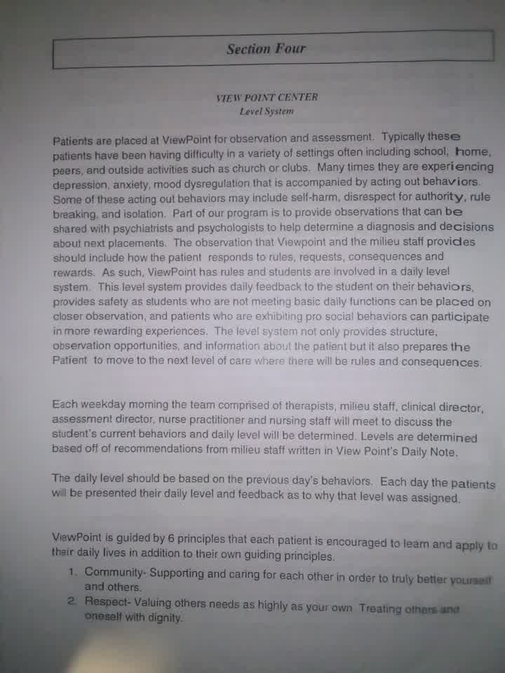 View point center handbook
