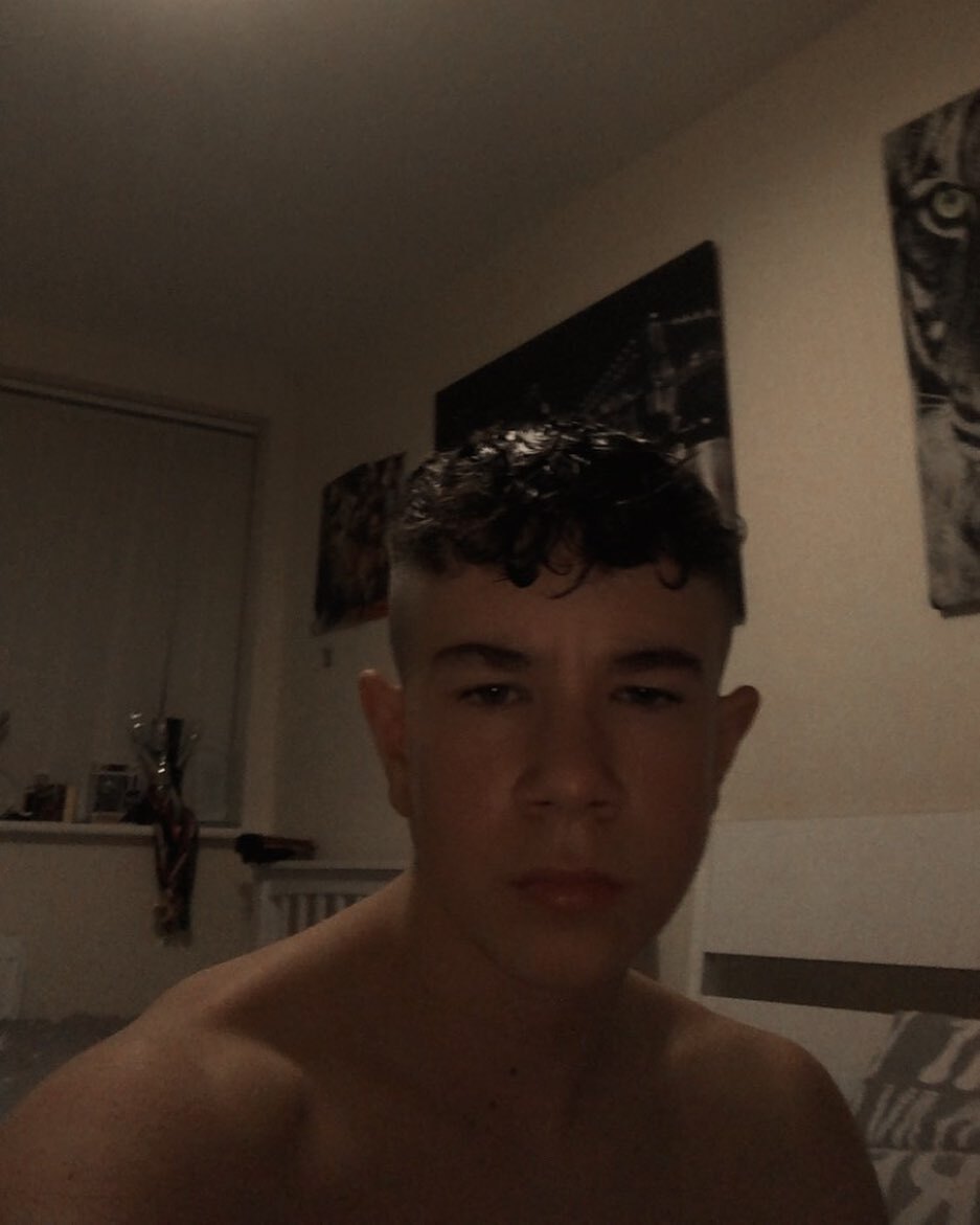 Shirtless lads