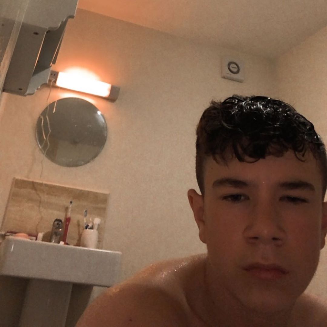 Shirtless lads