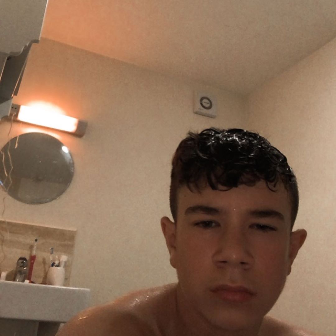 Shirtless lads