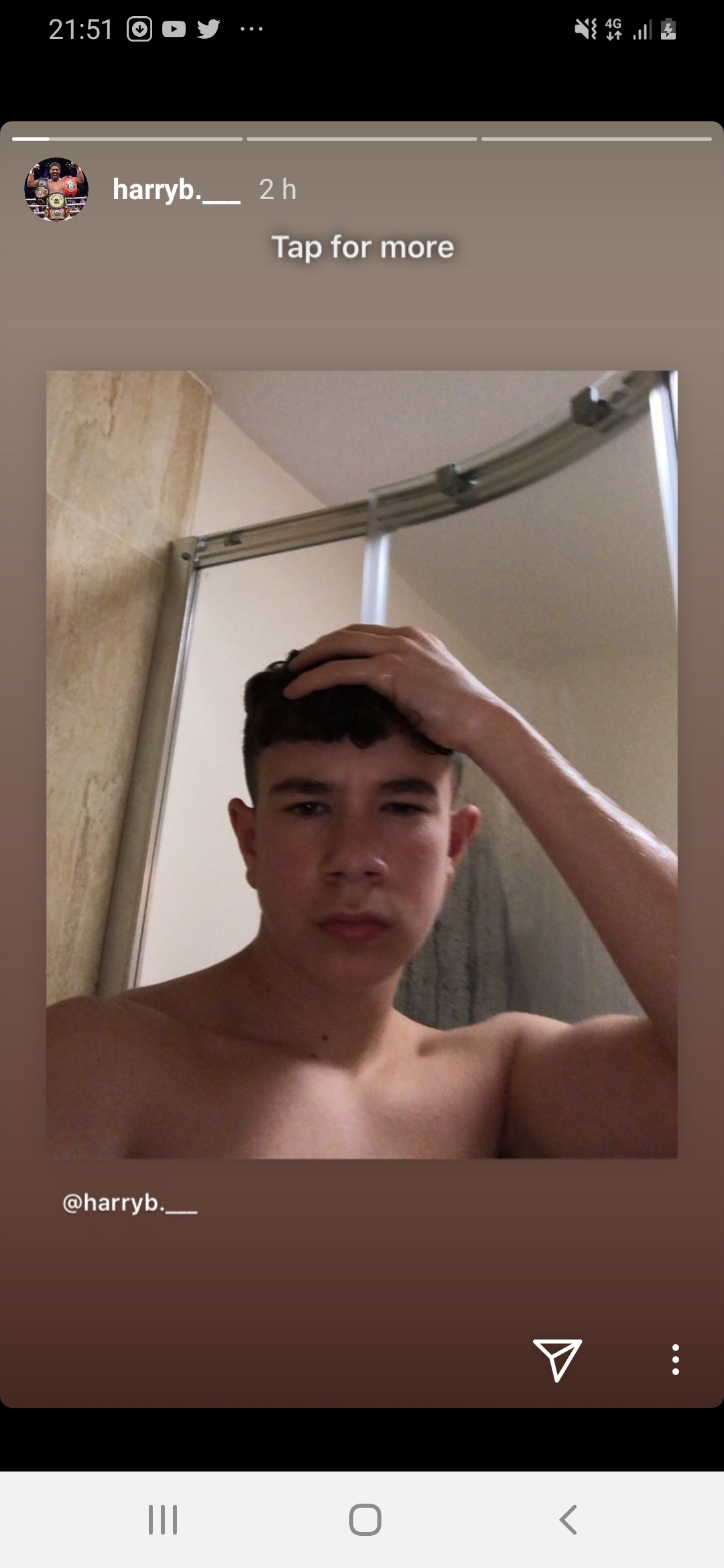 Shirtless lads