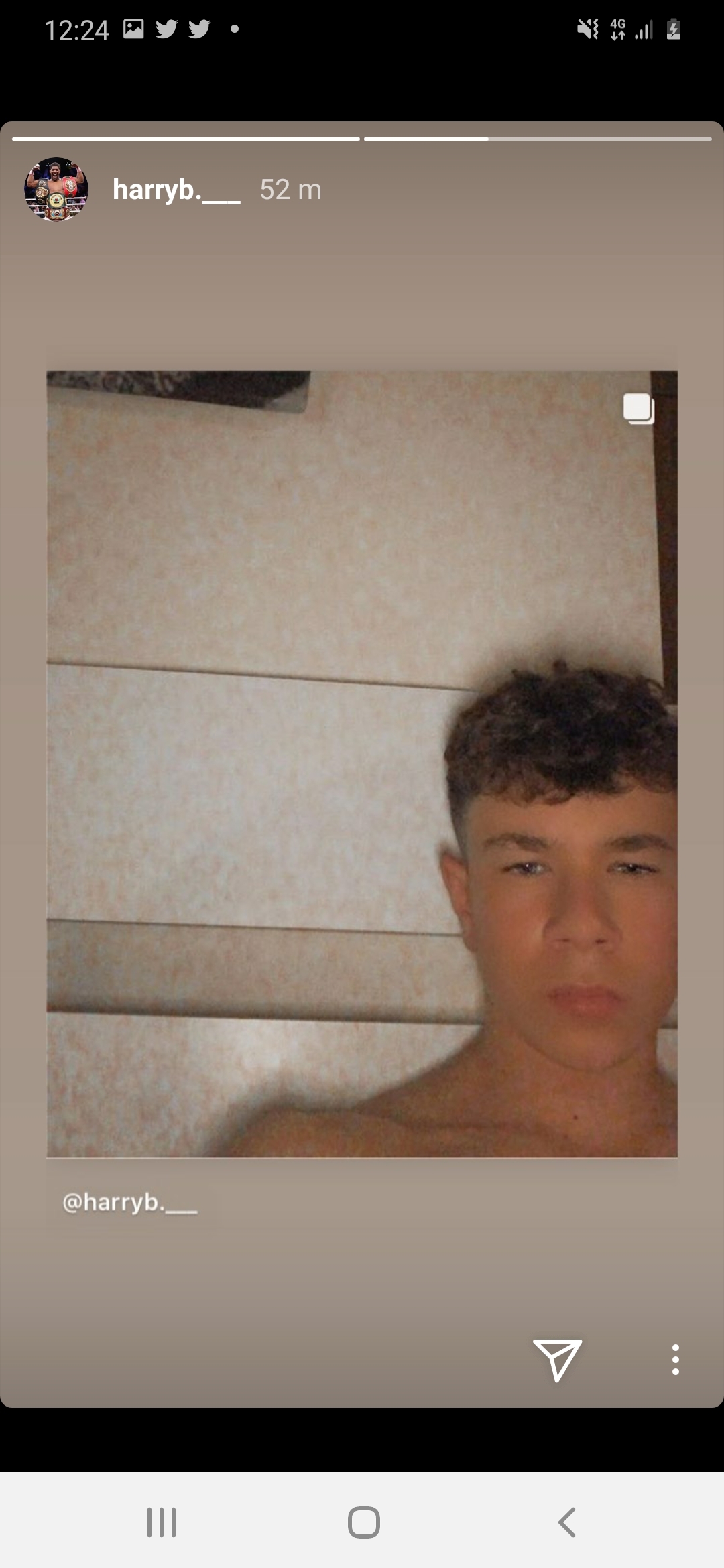 Shirtless lads