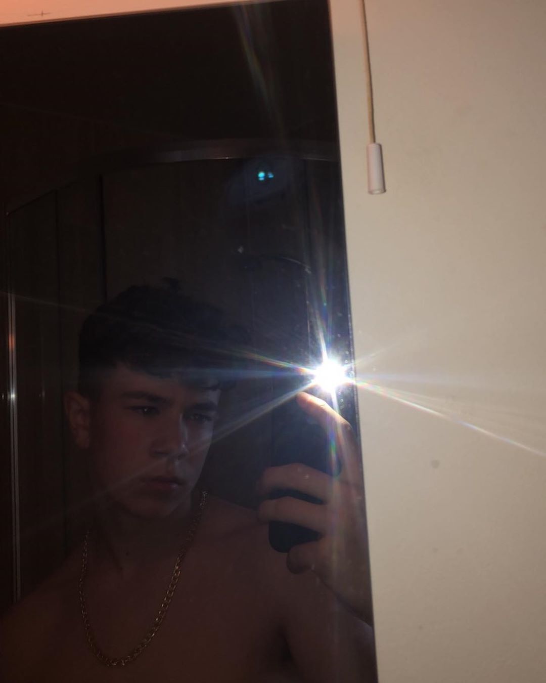 Shirtless lads