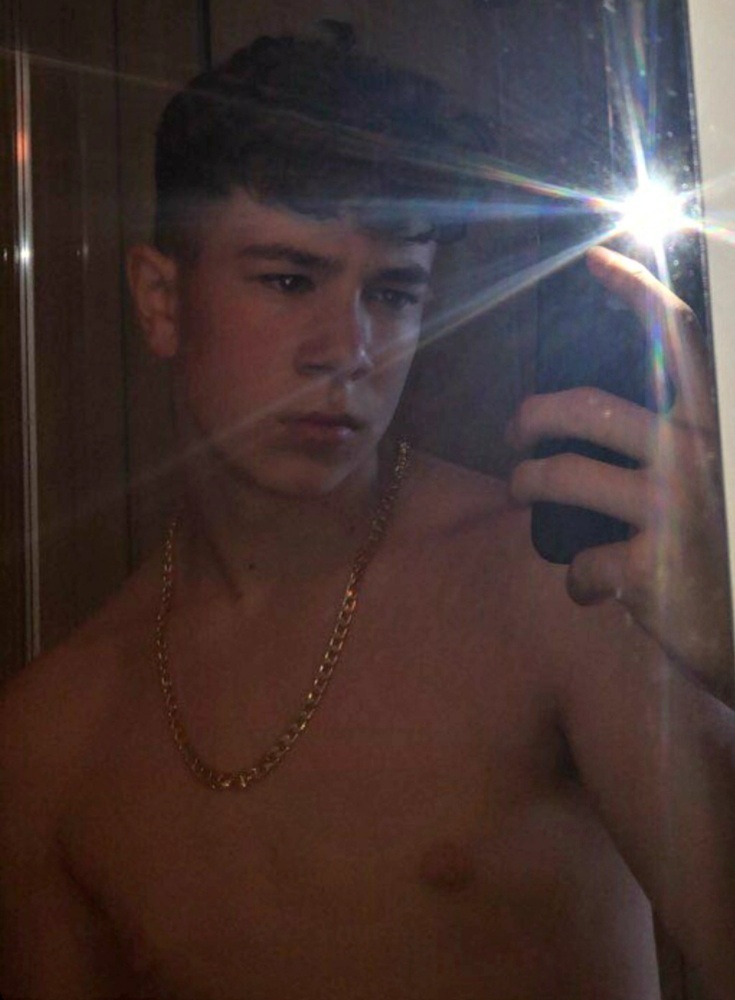 Shirtless lads