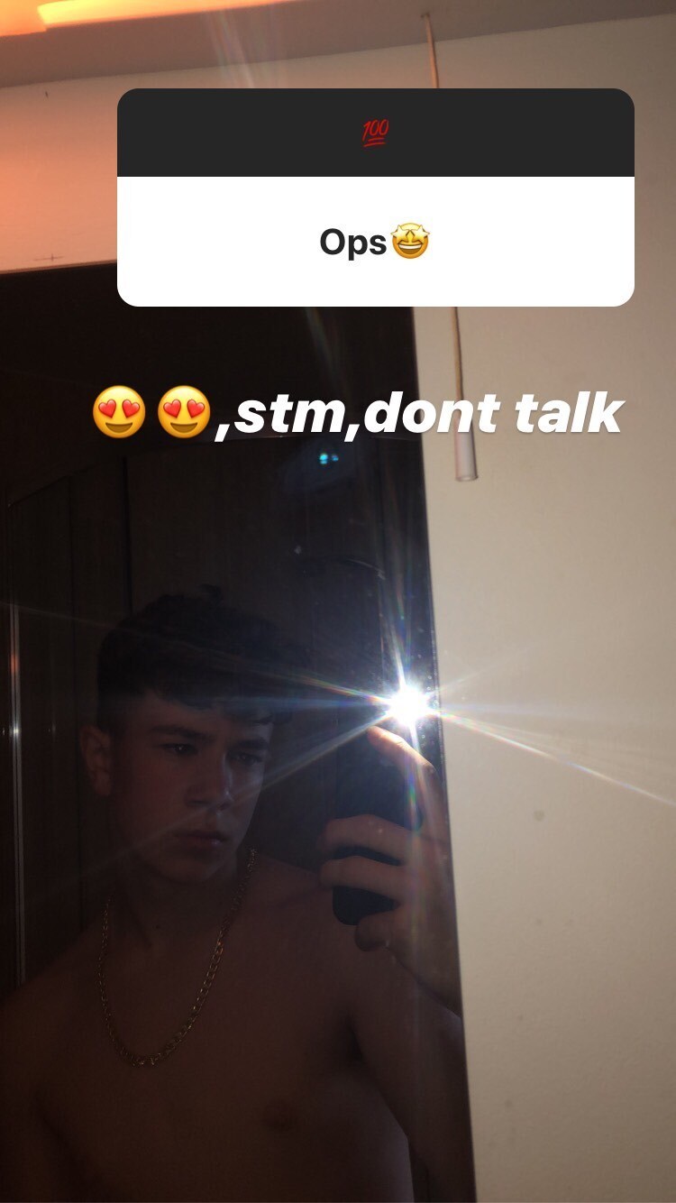 Shirtless lads