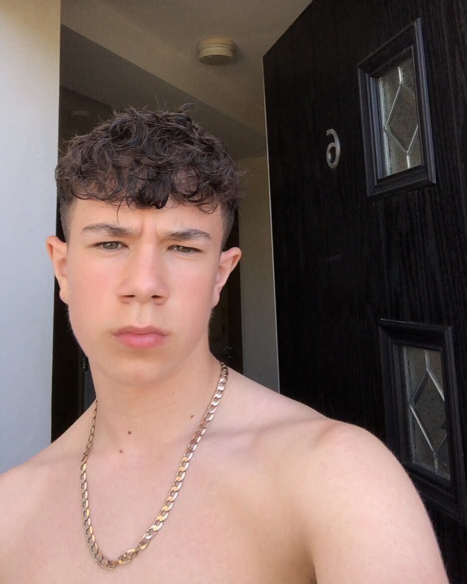 Shirtless lads