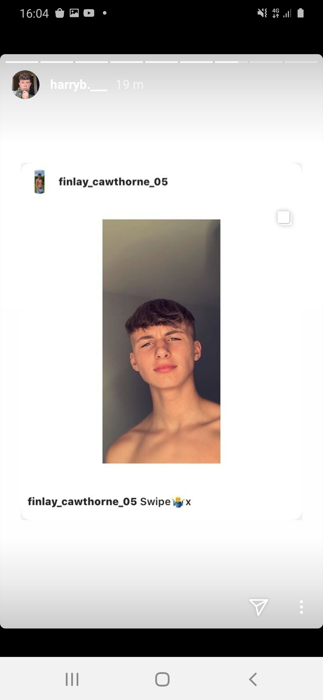 Shirtless lads