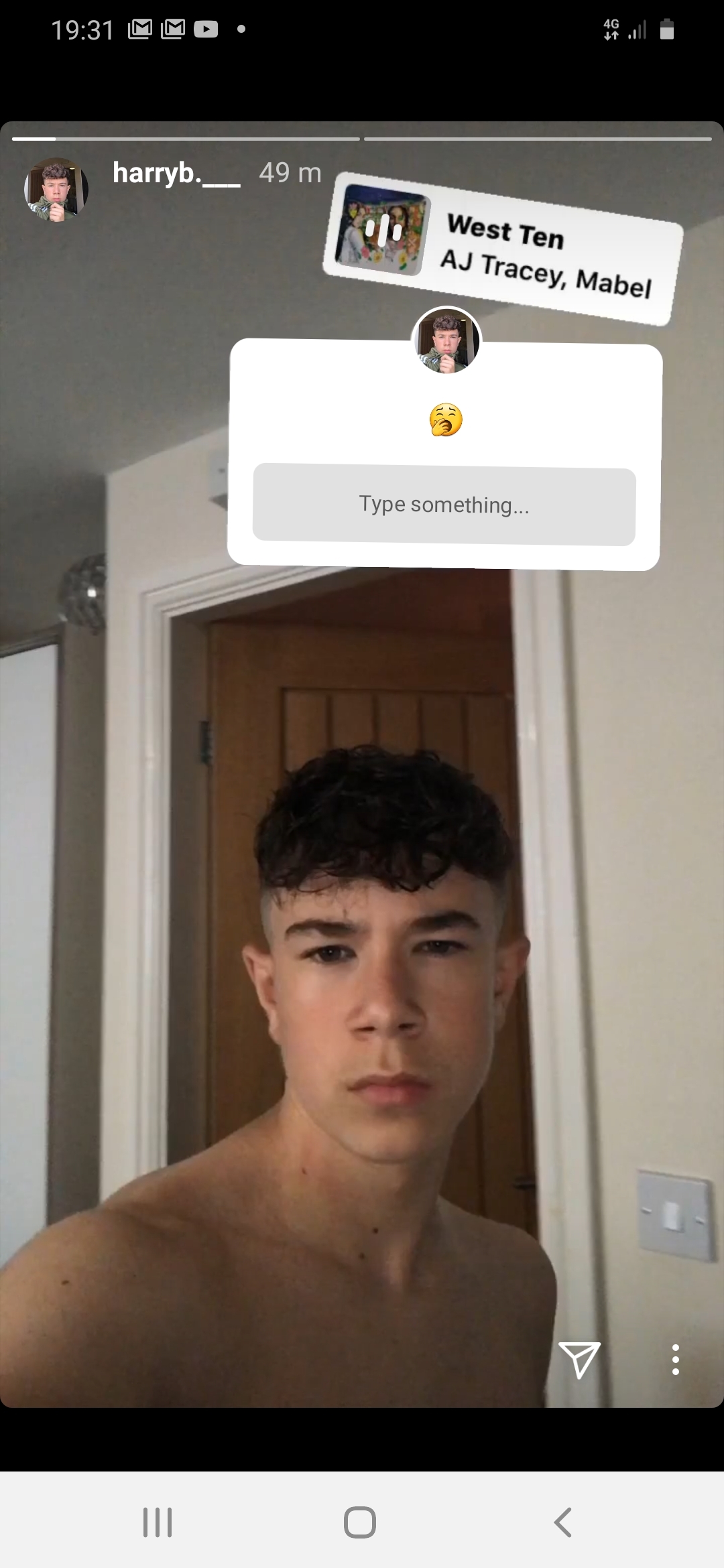 Shirtless lads