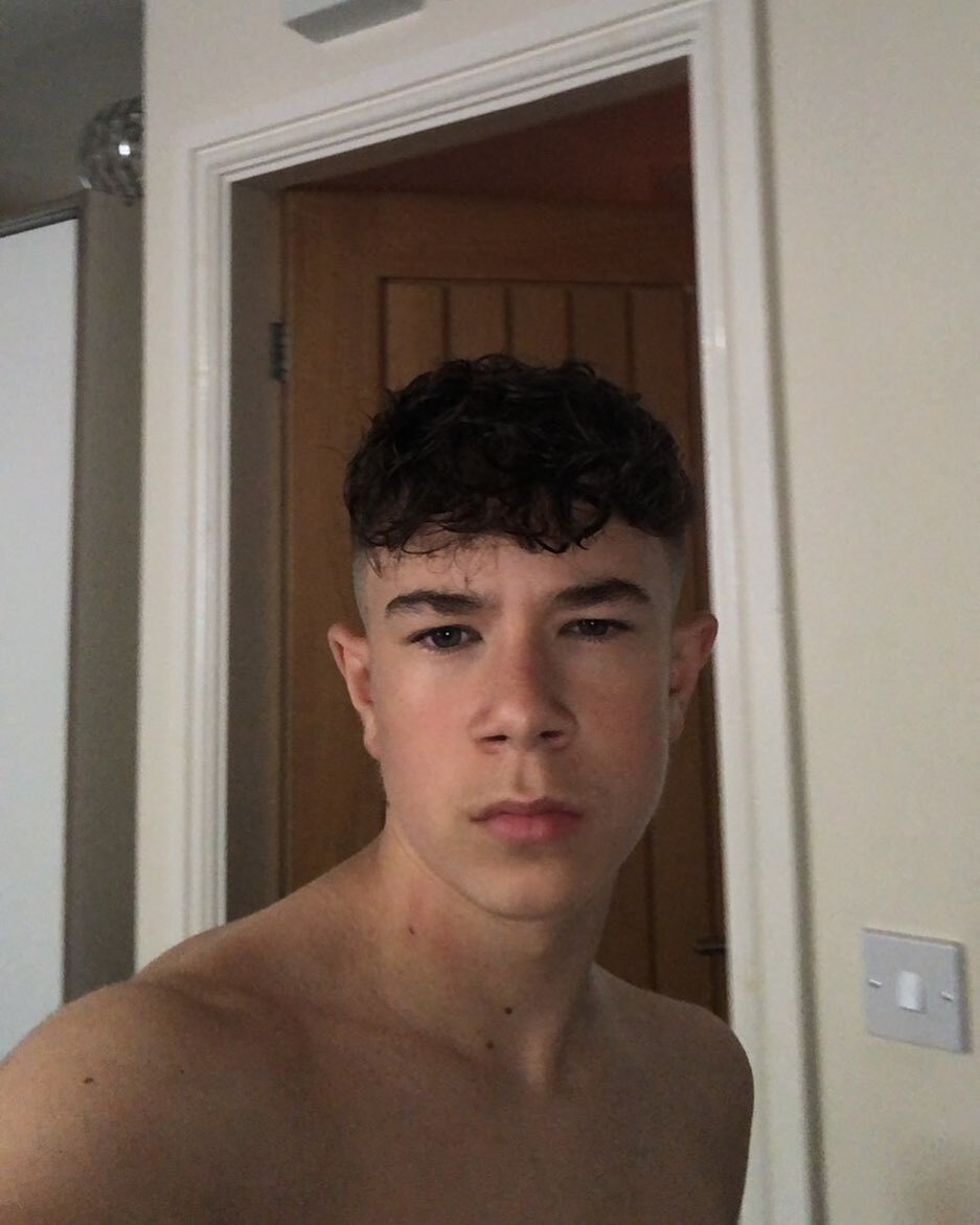 Shirtless lads