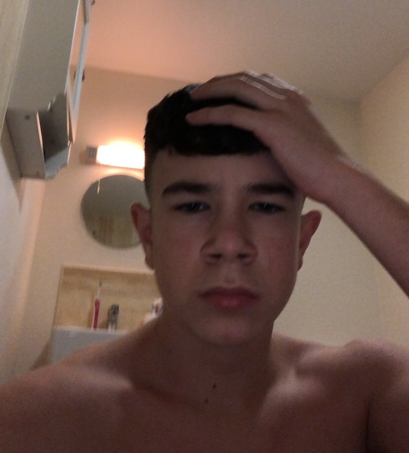 Shirtless lads