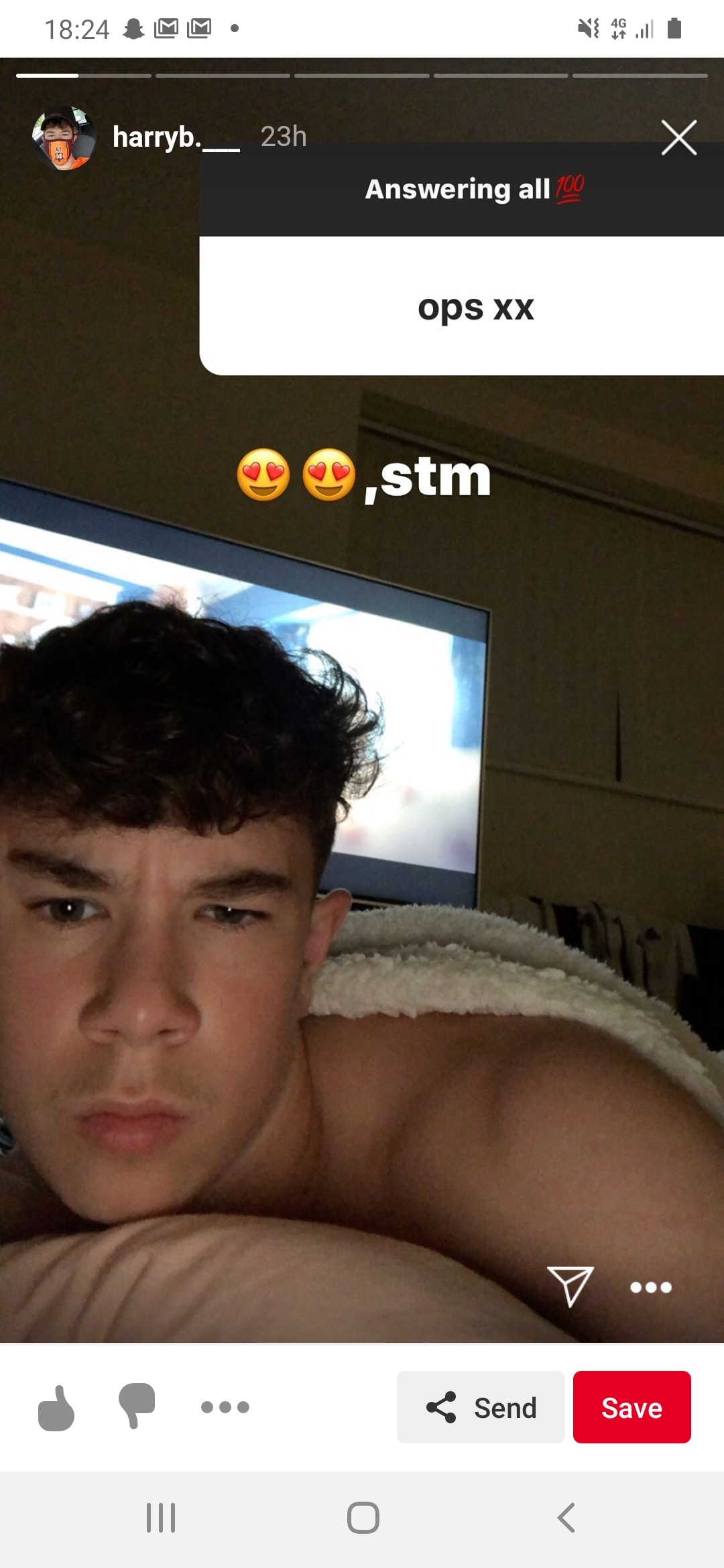 Shirtless lads