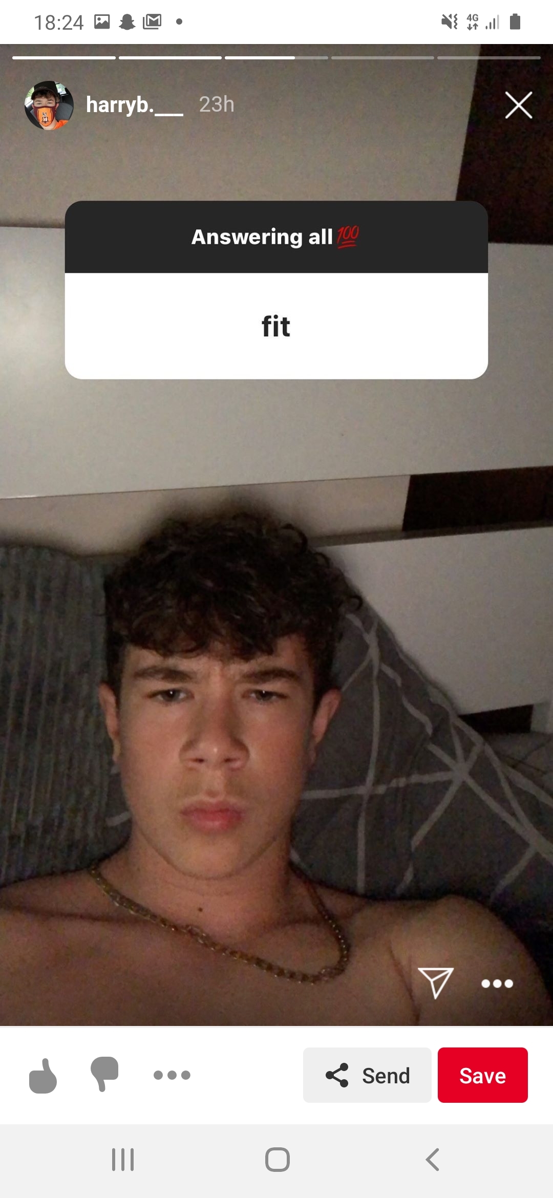 Shirtless lads