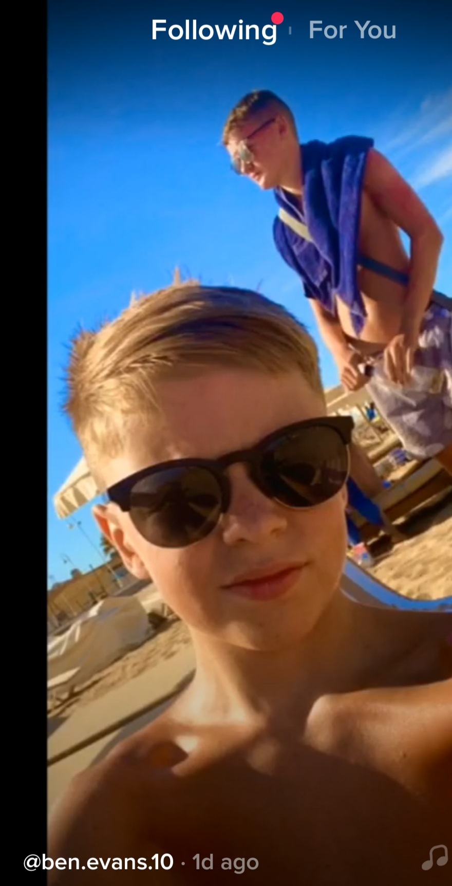 Shirtless lads
