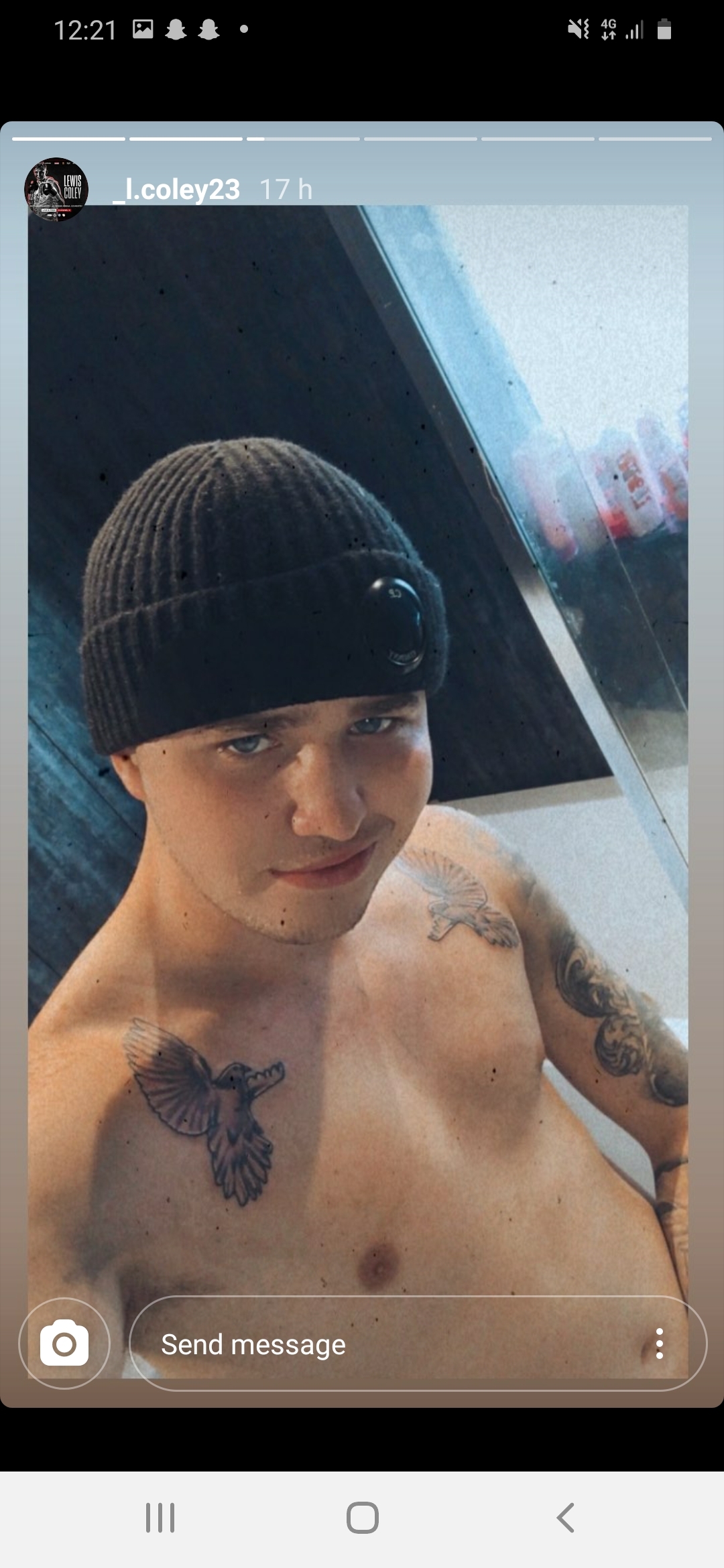 Shirtless lads