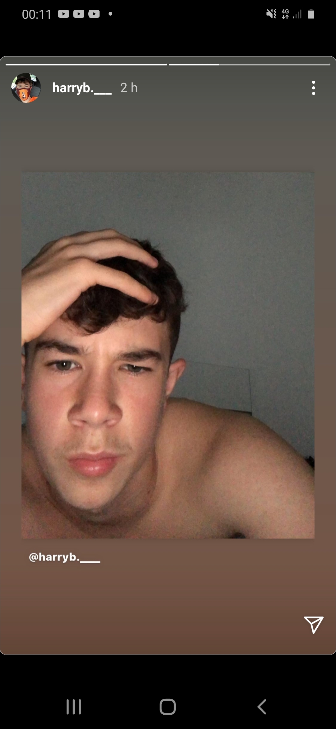 Shirtless lads