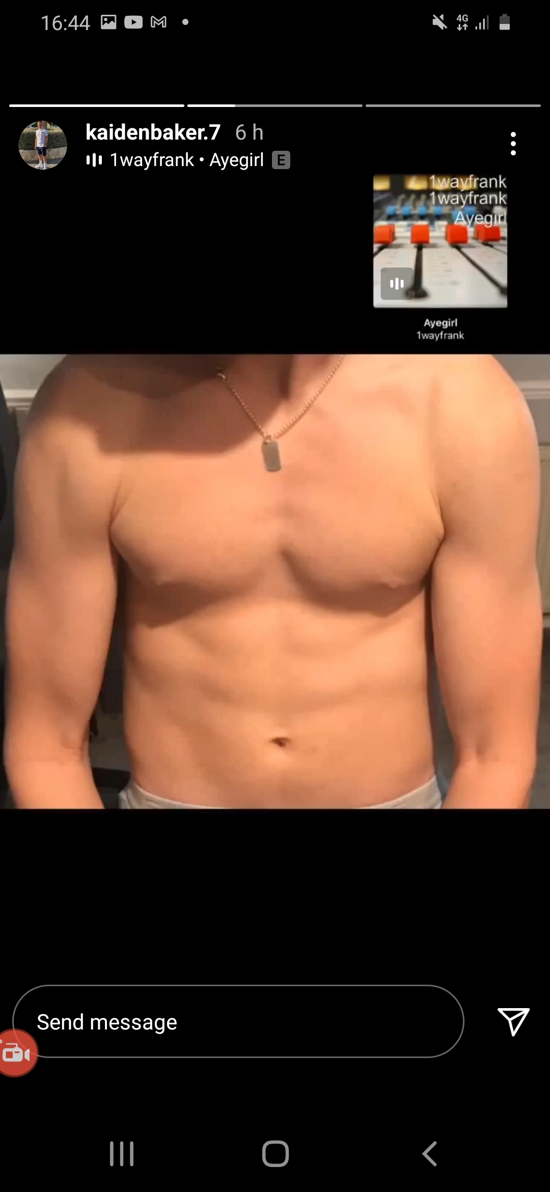 Shirtless lads