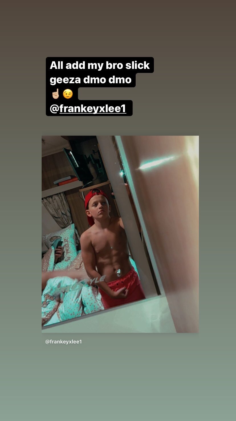 Shirtless lads