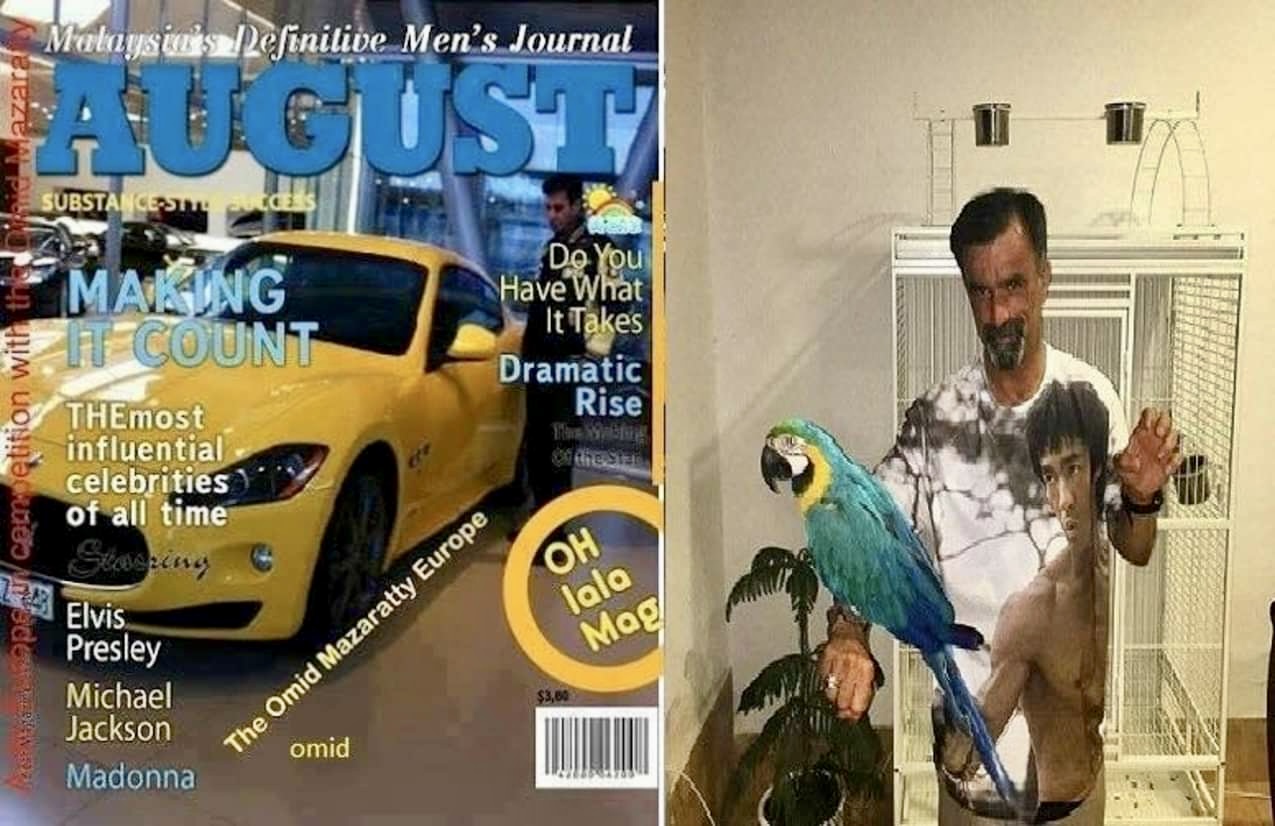 Picture of Omid Omidi funny magazine