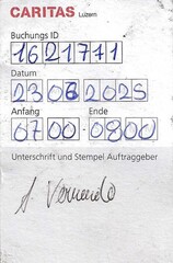 Auftragsbestätigungen