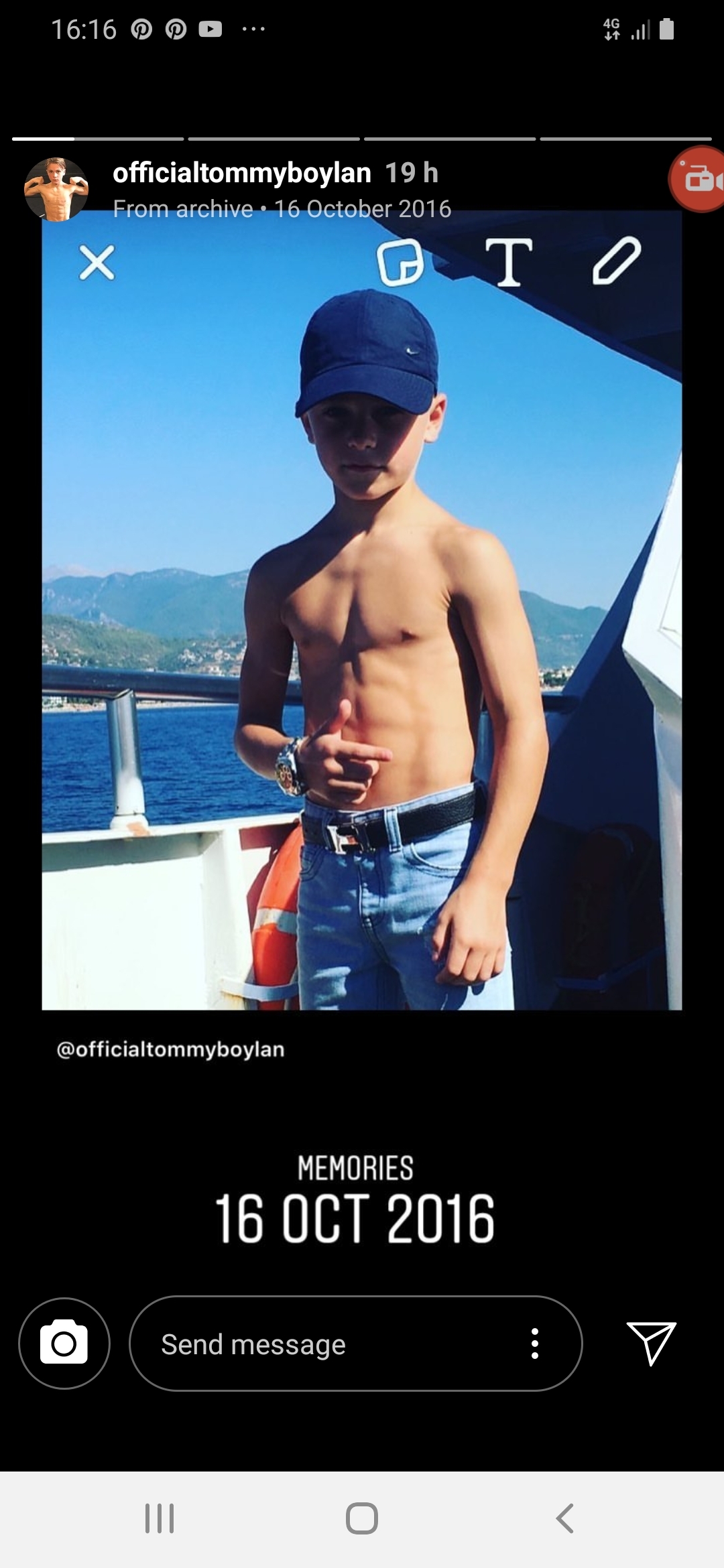 Kaiden and Tommy Shirtless