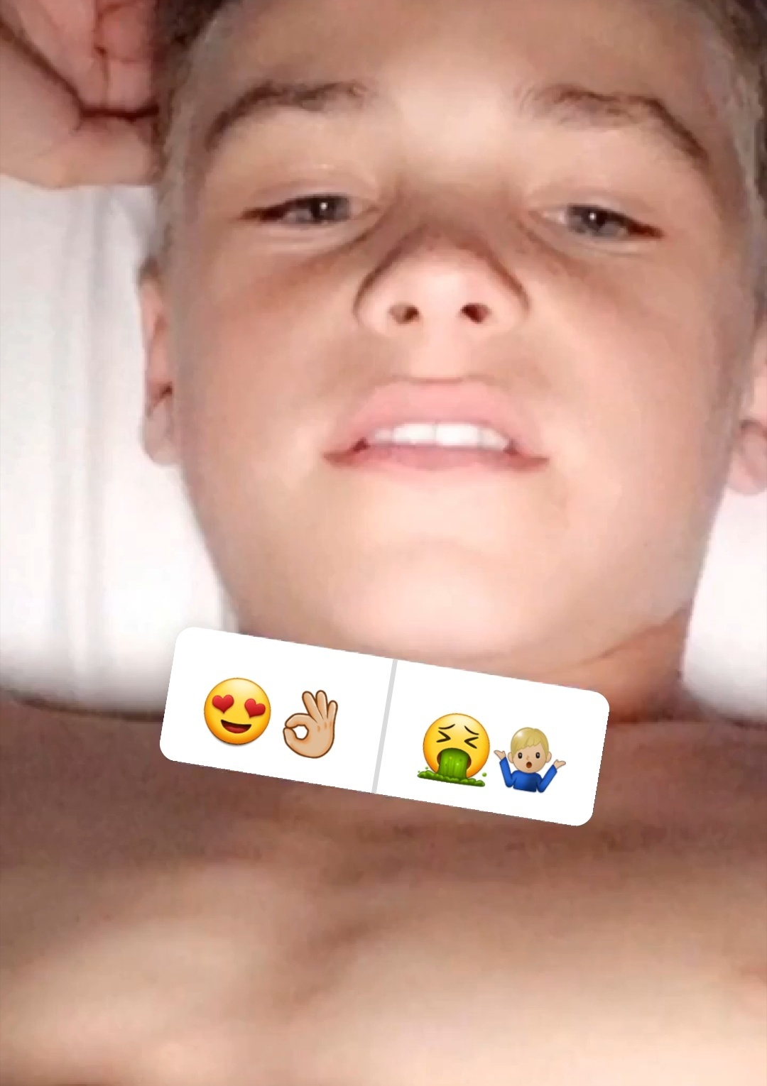 Kaiden and Tommy Shirtless