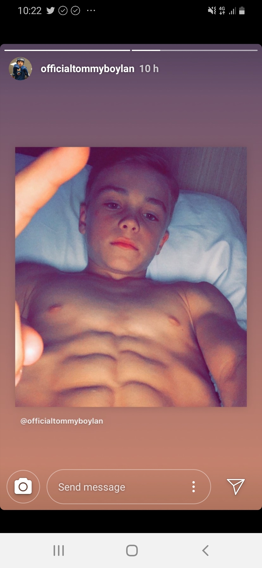 Kaiden and Tommy Shirtless